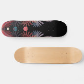 Jonglage Abstrakt Modern Fantasy Fraktal Art Skateboard (Horizontal)