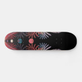 Jonglage Abstrakt Modern Fantasy Fraktal Art Skateboard (Horizontal)