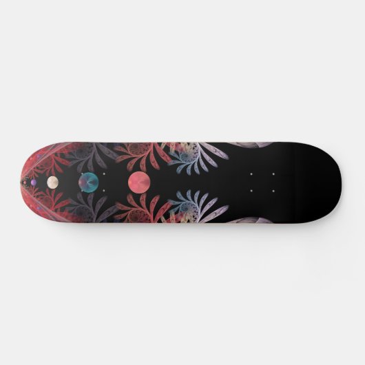 Jonglage Abstrakt Modern Fantasy Fraktal Art Skateboard (Horizontal)