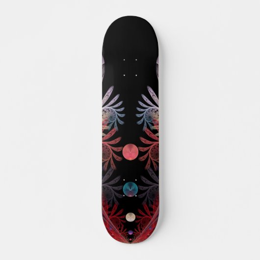 Jonglage Abstrakt Modern Fantasy Fraktal Art Skateboard (Vorne)