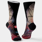 Jonglage Abstrakt Modern Fantasy Fraktal Art Socken (Gewinkelt)