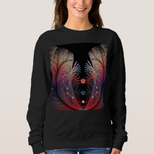 Jonglage Abstrakt Modern Fantasy Fraktal Art Sweatshirt