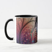 Jonglage Abstrakt Modern Fantasy Fraktal Art Tasse (Links)