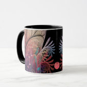 Jonglage Abstrakt Modern Fantasy Fraktal Art Tasse (Vorderseite Links)