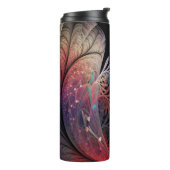 Jonglage Abstrakt Modern Fantasy Fraktal Art Thermosbecher (Nach links gedreht)