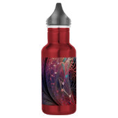 Jonglage Abstrakt Modern Fantasy Fraktal Art Trinkflasche (Links)