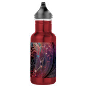 Jonglage Abstrakt Modern Fantasy Fraktal Art Trinkflasche (Rechts)