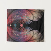 Jonglage Abstrakt Modern Fantasy Fraktal Art Wandteppich (Vorderseite (Horizontal))