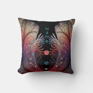 Jonglage Abstrakt Modern Fantasy Fraktal Name Kissen