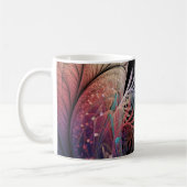 Jonglage Abstrakt Modern Fantasy Fraktal Text Kaffeetasse (Links)