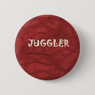 Jongleur-Button oder Knopf Button
