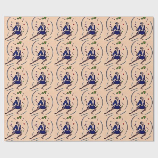 Jongleur Geschenkpapier (Flach)