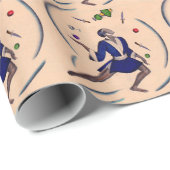 Jongleur Geschenkpapier (Rolleneckpunkt)