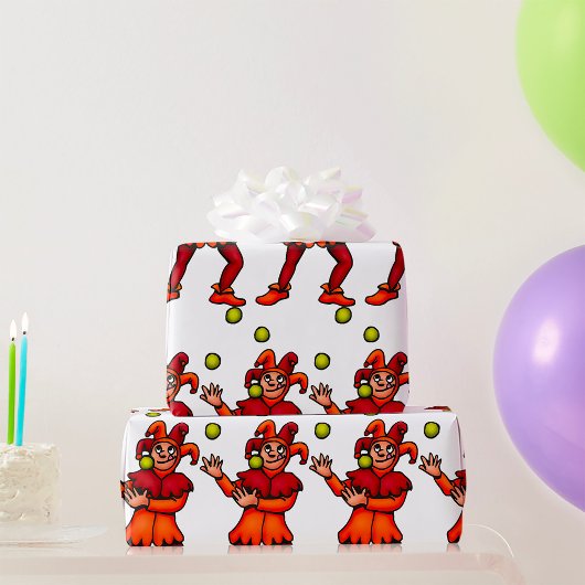 Jongleur Geschenkpapier