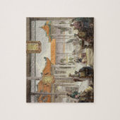 Jongleure, die im Gericht des P einer Mandarine Puzzle (Vertikal)