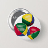 Jonglieren-Bohnebälle Button (Vorne & Hinten)