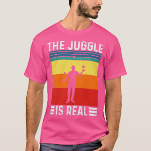 Jonglieren braucht Bälle Vintage Jongleur T-Shirt