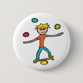 Jonglieren Button (Vorderseite)