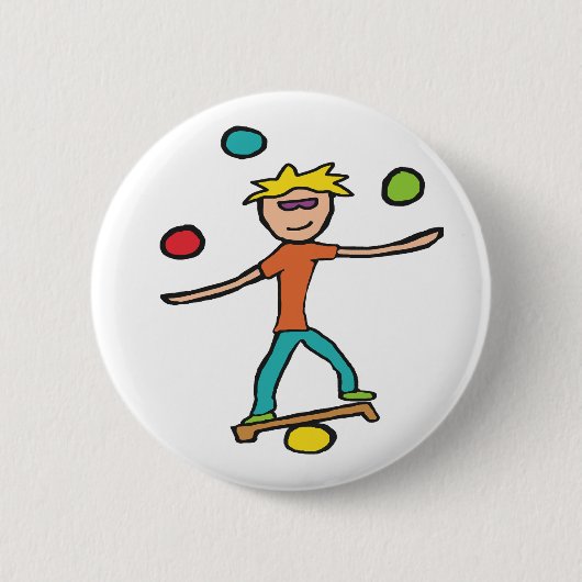 Jonglieren Button (Vorderseite)