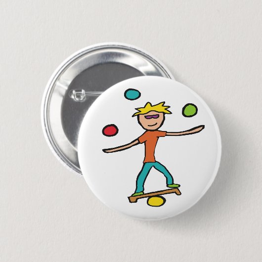 Jonglieren Button (Vorne & Hinten)