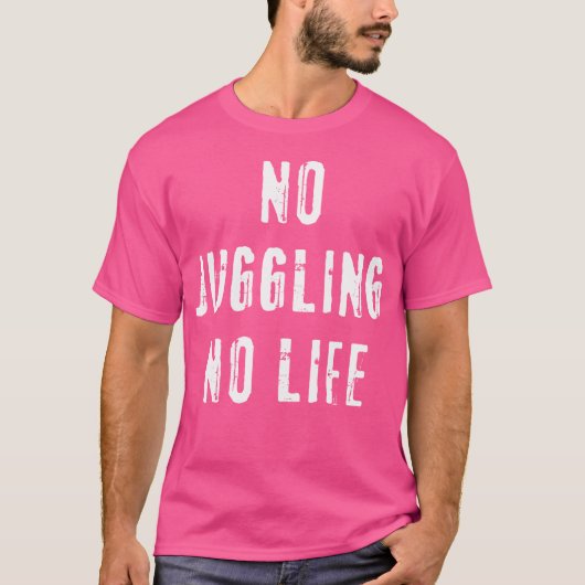 Jonglieren Jongleur T-Shirt (Vorderseite)