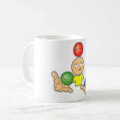 Jonglieren Sie Kaffeetasse (Vorderseite Links)