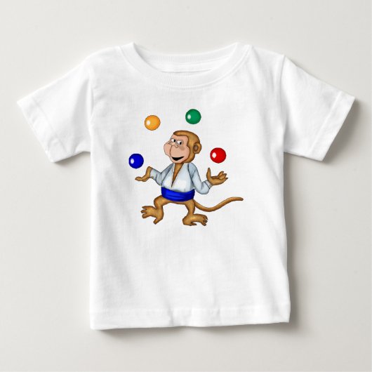 Jonglierende Affe-T - Shirts (Vorderseite)