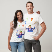 Jonglierende Fragen T-Shirt (Unisex)