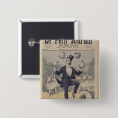 Jonglierende Taschen Georges Clemenceau von Button (Vorne & Hinten)