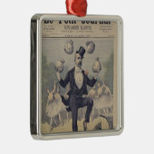 Jonglierende Taschen Georges Clemenceau von Silbernes Ornament (Rechts)