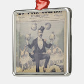 Jonglierende Taschen Georges Clemenceau von Silbernes Ornament (Links)