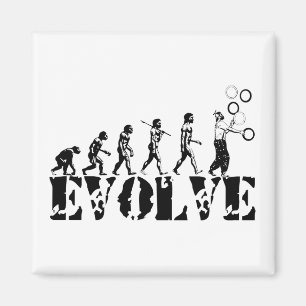 Jonglierender Jongleur jonglieren Magnet