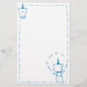 Jonglierender Zirkus-Bär Briefpapier (Vorderseite)