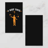 Jonglierendes Feuer - ich got dieses - Visitenkarte (Vorne/Hinten)