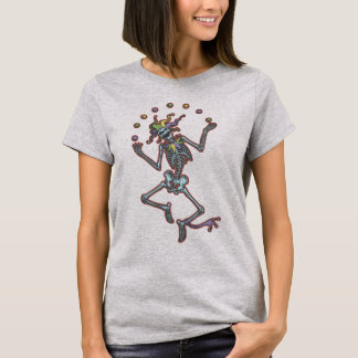 Jonglierendes Spaßvogel-Skelett II T-Shirt
