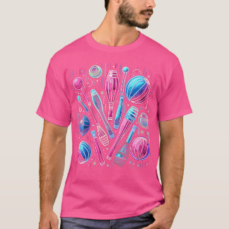 Jonglierkeulen Bälle für Frauen Jongleur Jongliere T-Shirt