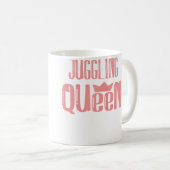 Jonglierkönigin der Frauen Kaffeetasse (VorderseiteRechts)