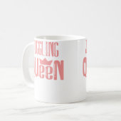 Jonglierkönigin der Frauen Kaffeetasse (Vorderseite Links)