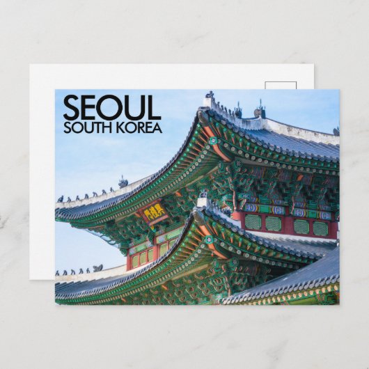 Jongno-gu, Seoul, Südkorea Postcard Postkarte (Vorne/Hinten)