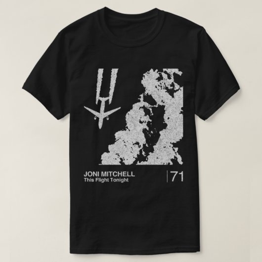 Joni Mitchell Joni Mitchell _ Minimalistisch Graph T-Shirt (Design vorne)
