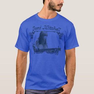 Joni Mitchell Retro 1970er Jahre Stil Fan Art Desi T-Shirt