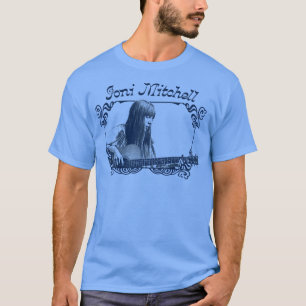 Joni Mitchell Retro 1970er Stil Fandesign T-Shirt