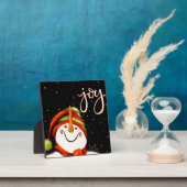 JoNiedlich Snowman Weihnachtsfest Fotoplatte (InSitu)