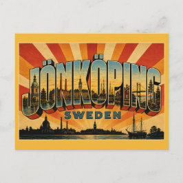 Jönköping Schweden, der Vätternsee Postkarte