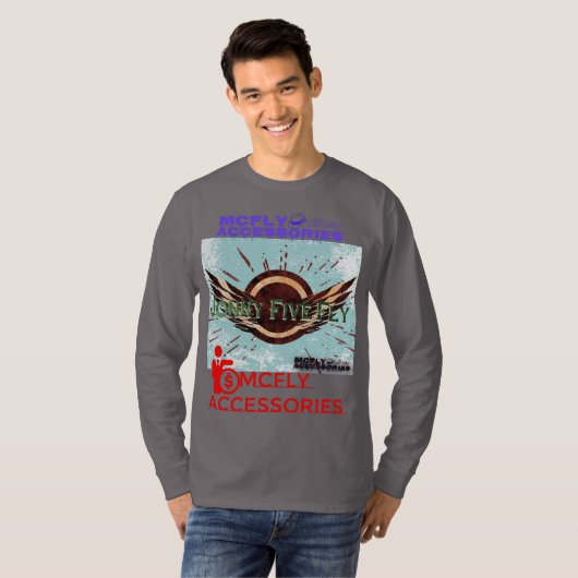 Jonny Five Fly McFly Zubehör Long Sleeve Shirt (Vorne ganz)