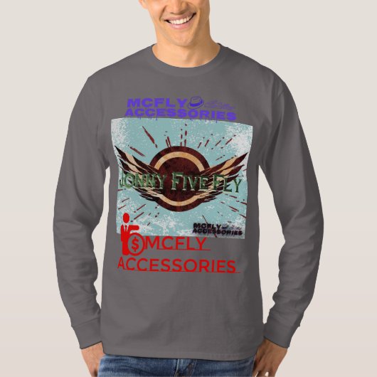 Jonny Five Fly McFly Zubehör Long Sleeve Shirt (Vorderseite)