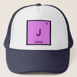 Jonny Name Chemistry Element Periodische Tabelle Truckerkappe