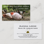 Jonny sofort Morgen Visitenkarte (Vorne/Hinten)