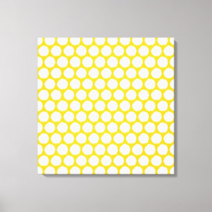 Jonquil Asian Moods Ikat Dots Leinwanddruck