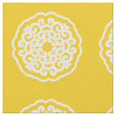 Jonquil Asian Moods Mandalla ~ kleines Muster Stoff (Nahaufnahme)